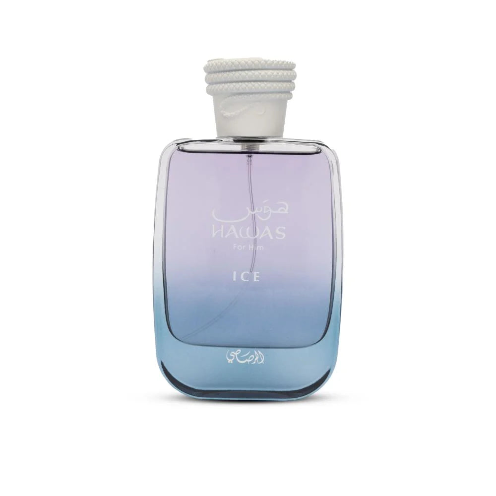 Hawas Ice 100ml by Rasasi | Izhlar Perfumes Qatar