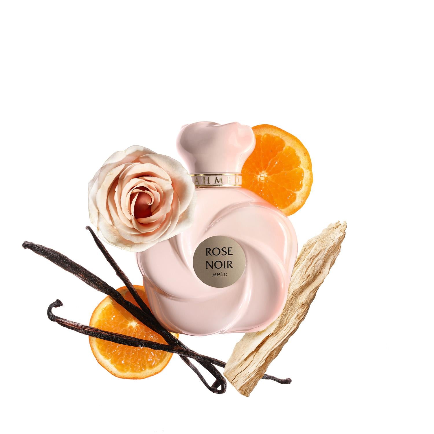 Ahmed Al Maghribi Rose Noir Eau de Parfum 100ml | Original Luxury Unisex Perfume | Izhlar Perfumes Qatar