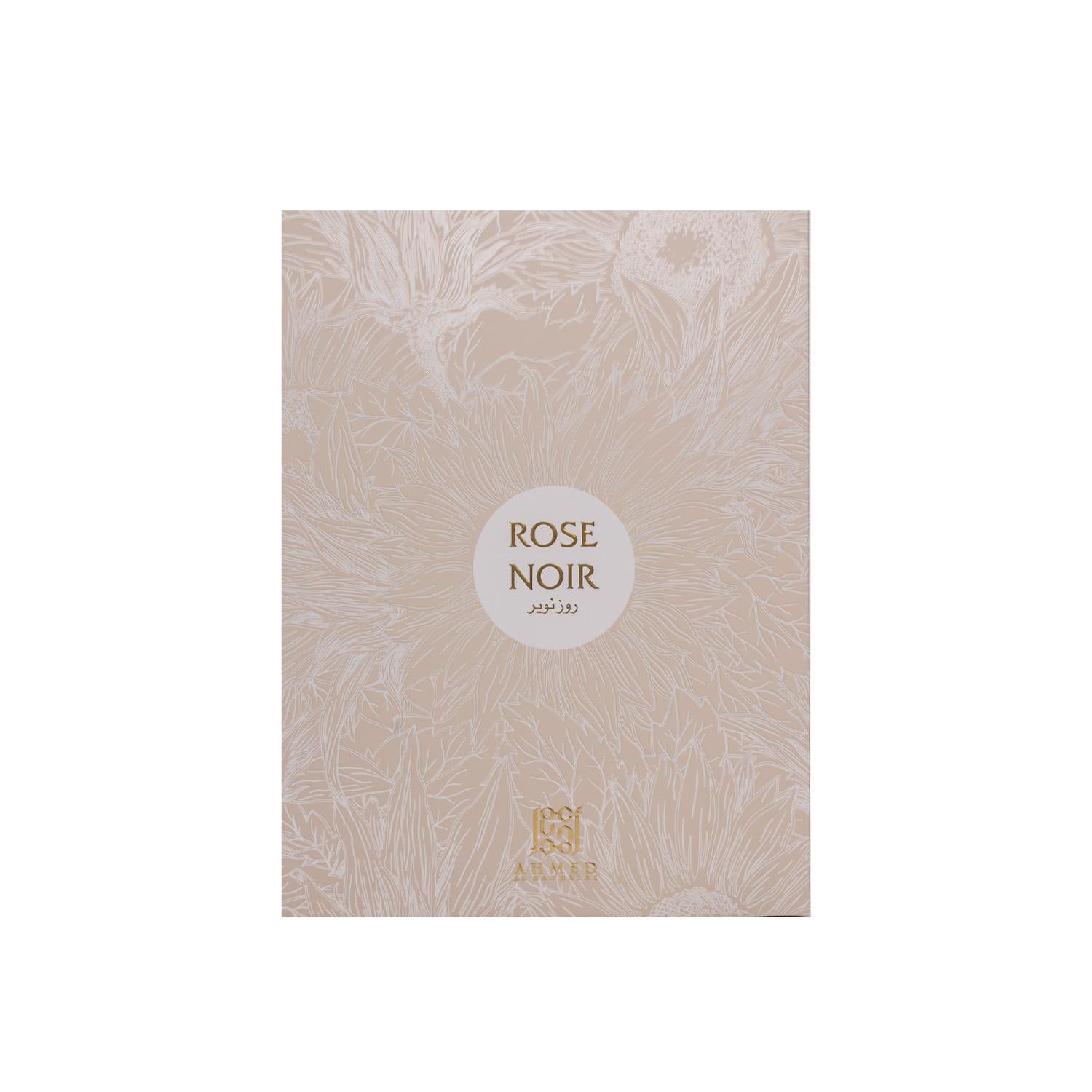 Ahmed Al Maghribi Rose Noir Eau de Parfum 100ml | Original Luxury Unisex Perfume | Izhlar Perfumes Qatar